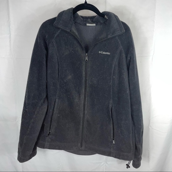 Columbia Jacket Benton Springs Full Zip Fleece Sportswear Classic Fit Jacket L - Picture 8 of 13